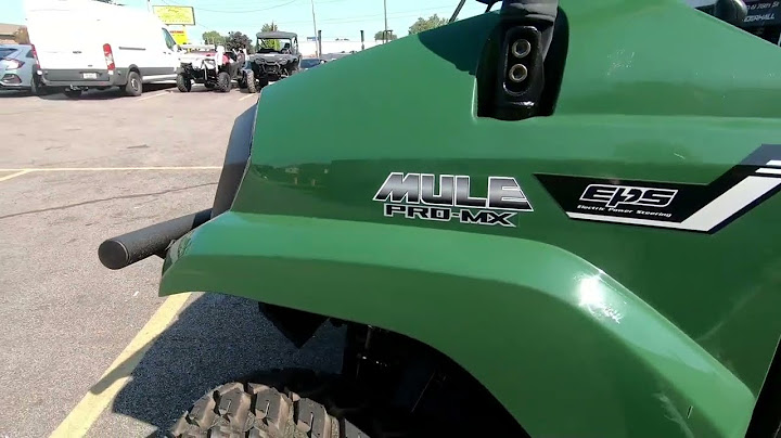 Kawasaki mule pro mx eps for sale