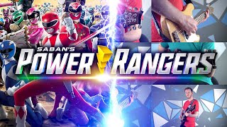 Video thumbnail of "EVERY Power Rangers Theme Song on Guitar!"