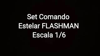Set Comando Estelar FLASHMAN 1/6 Custom