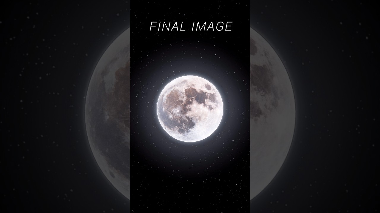 I Pointed My Telescope at the Full Pink Moon 🌕✨🔭 