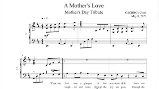 A Mother's Love (a gift like no other) for choir Minus One/Accompaniment