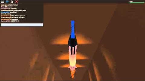 Roblox Pinewood Computer core emergency rocket launch sucessfully