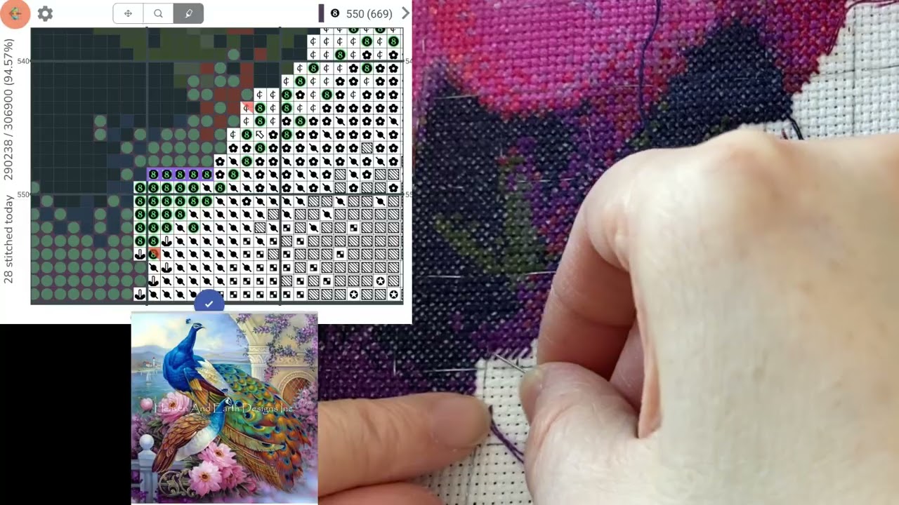 Cross Stitch: Stitch With Me #440 (with talking)