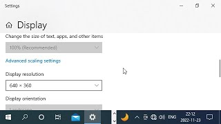 What happens if you set the resolution to 640x360 in different OSes? screenshot 4