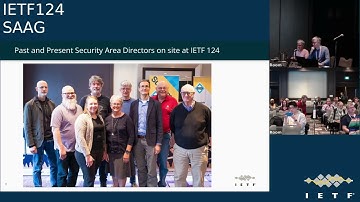 IETF 124: Security Area Open Meeting (SAAG) 2025-11-07 14:30