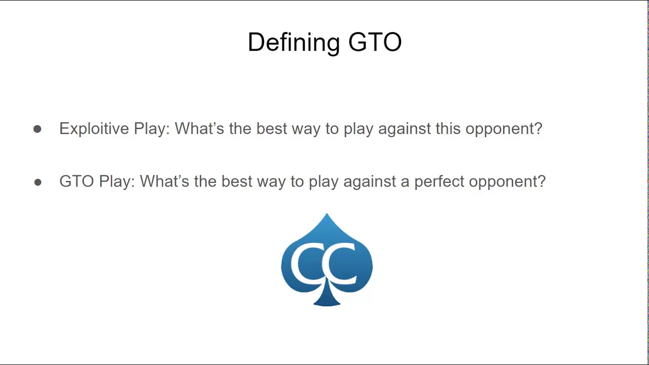 Guide to GTO Poker | Your Quick Guide to Game Theory Play - YouTube