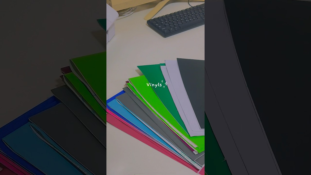 Cutting Vinyl sheets to make my work easier 🤝🏻
