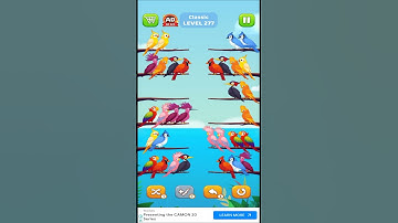 Bird Sort Puzzle l Classic Level 277 l Bird Sort Color Puzzle l Bird Sort Puzzle Challenge #gameplay