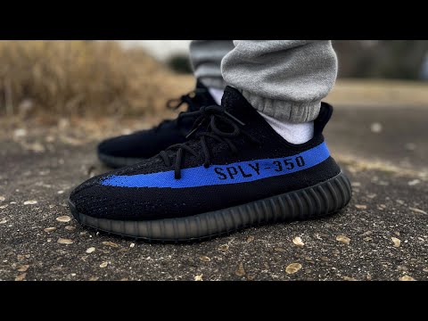 yeezy black and blue