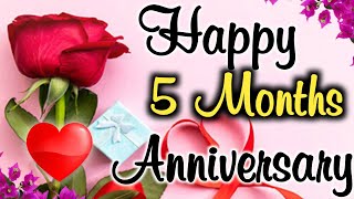 Lover Anniversary Messages ❤️ 5 Months Anniversary Message for Boyfriend 💌