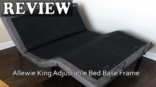 Allewie King Adjustable Bed Base Frame review