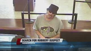 Henderson police searching for bank robbery suspect