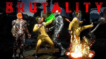 MK11 The Joker Performs All Shang Tsung