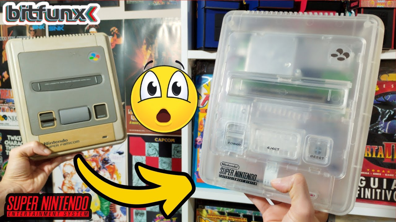 TRANSFORMANDO MEU SUPER NINTENDO COM AS NOVAS CARCAÇAS DA BITFUNX