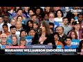 Marianne Williamson's Endorsement of Senator Bernie Sanders for President