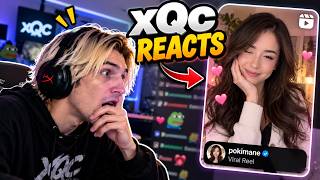 xQc Roasts Pokimane on her Viral Reel #xqc #asmongold #pokimane #france #protest