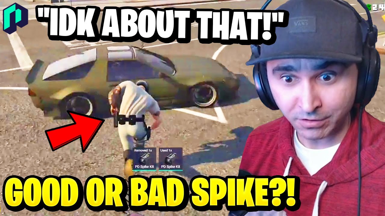 Summit1g Reacts to INTERESTING Spike After Cop Chase! | GTA 5 NoPixel RP