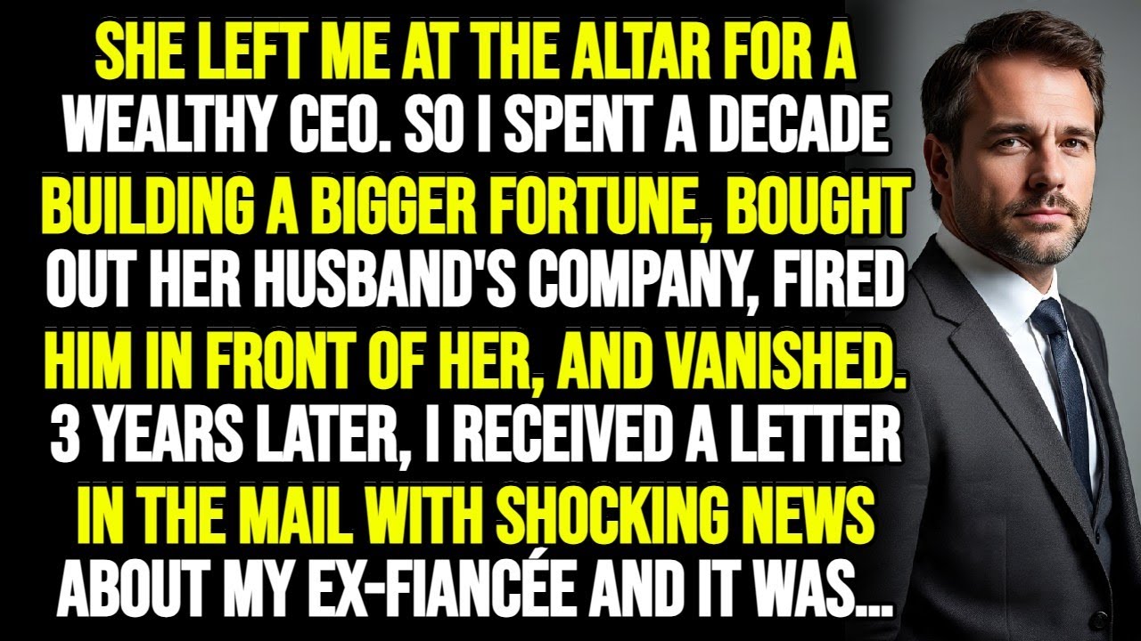 She Left Me at the Altar for a CEO. I Became a Billionaire and Fired Him in Front of Her