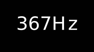 Speaker Sound Test 367Hz