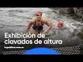 Exhibición de clavados de altura en Catamarca - Aire Nacional