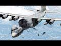 Marine Corps KC-130 Breaks Up in Mid-Flight | Falling Apart Over Mississippi