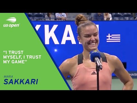 Maria Sakkari On-Court Interview | 2021 US Open Quarterfinal