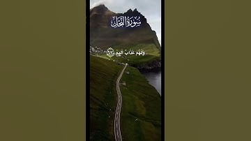تلاوة مباركة من سورة النحل بصوت جميل غير معروف لدي