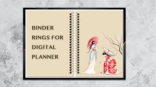 ✅ How to create Binder Rings for digital planners! (Using Figma)