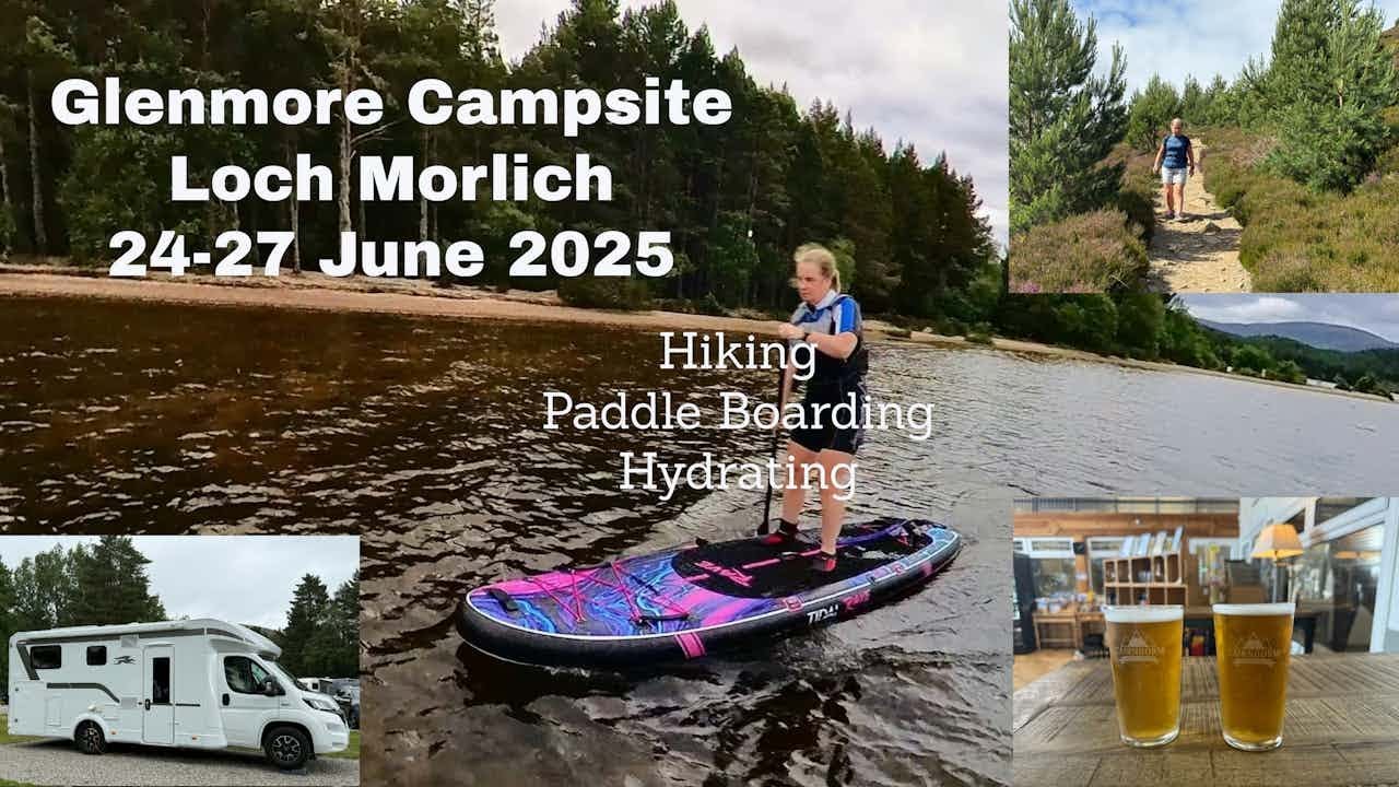 Loch Morlich, Glenmore Campsite and Aviemore.