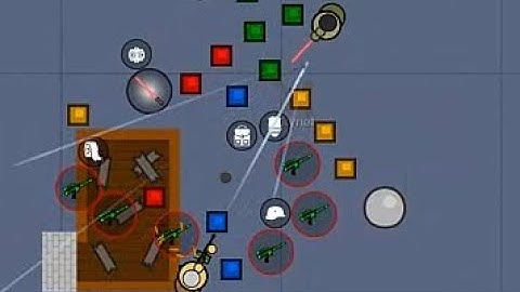 surviv.io : PKP vs lasr sword (Best Bullets Block ever)