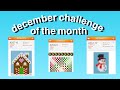 December challenge of the month!