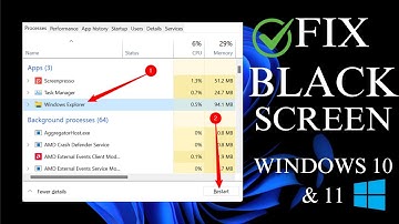 How to Remove Black Screen IF you have End Windows Explorer Task | Fix Black Screen |