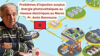 Problèmes d'injection surplus énergie photovoltaïques au réseaux électriques au Maroc Amin Bennouna