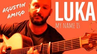 Video thumbnail of ""Luka" (Suzanne Vega) - Solo Acoustic Guitar by Agustín Amigó"
