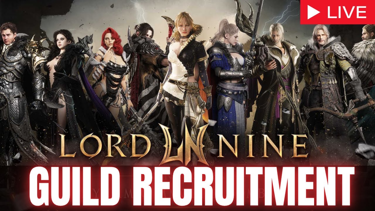 🛑[LIVE] Lordnine: Class Infinite Guild Recruitment MMORPG - YouTube