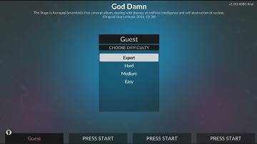 Avenged Sevenfold - God Damn "Chart Clone Hero"