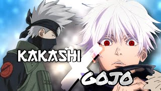 Gojo With Sharingan Kakashi Gojo X Kakashi Amvedit