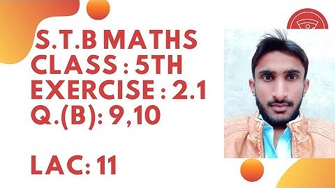Test Preparation S.T.B Math Class 5th H.C.F Q.(B): 9 &10 Following by  Division Method video 2022