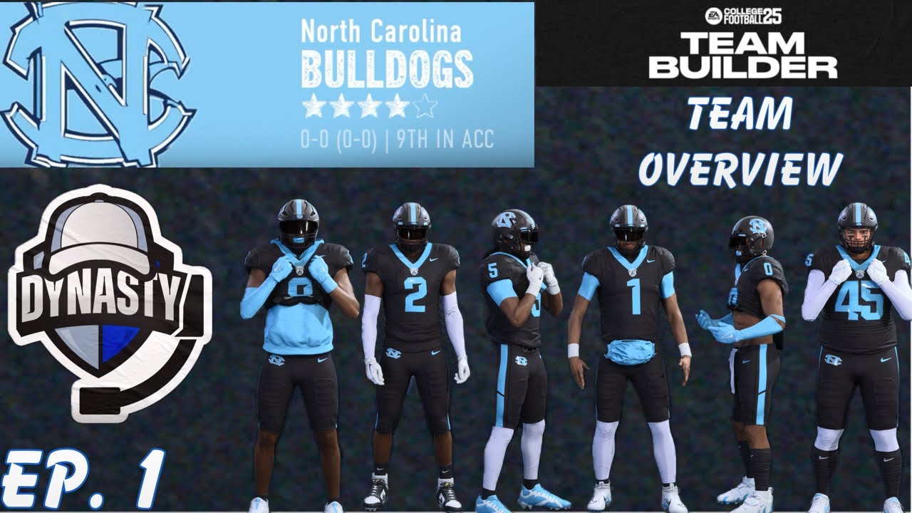 CFB25 TEAMBUILDER DYNASTY: NORTH CAROLINA BULLDOGS INTRODUCTION