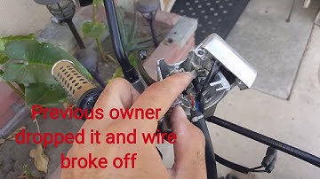 Fixing rear turn signals wire honda shadow bobber aero vt750 ep9