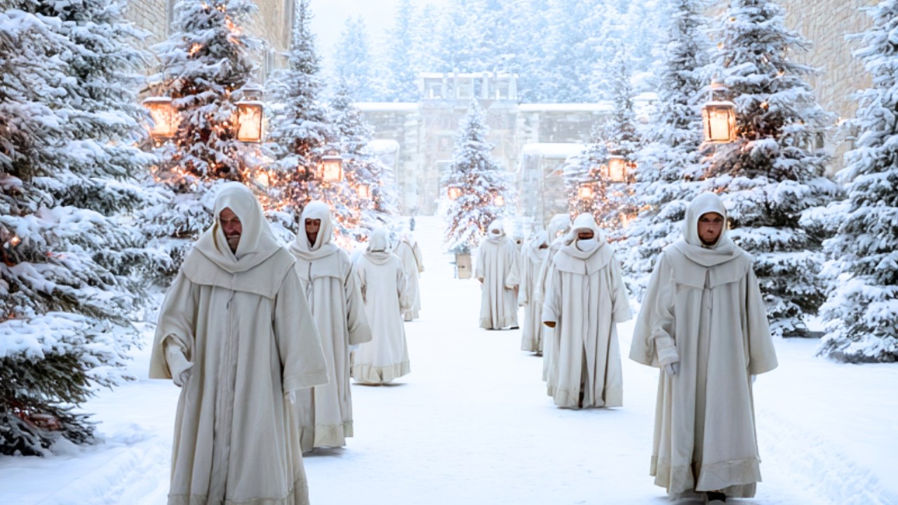 Откройте божественное: Небесные григорианские песнопения для душевного Рождества 🎶✨