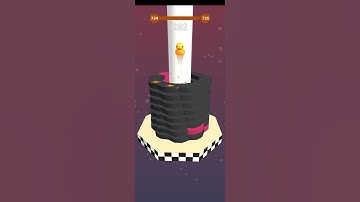 Stack ball playing with duck #stackball #mobilegaming #shortfeed #stackballlive