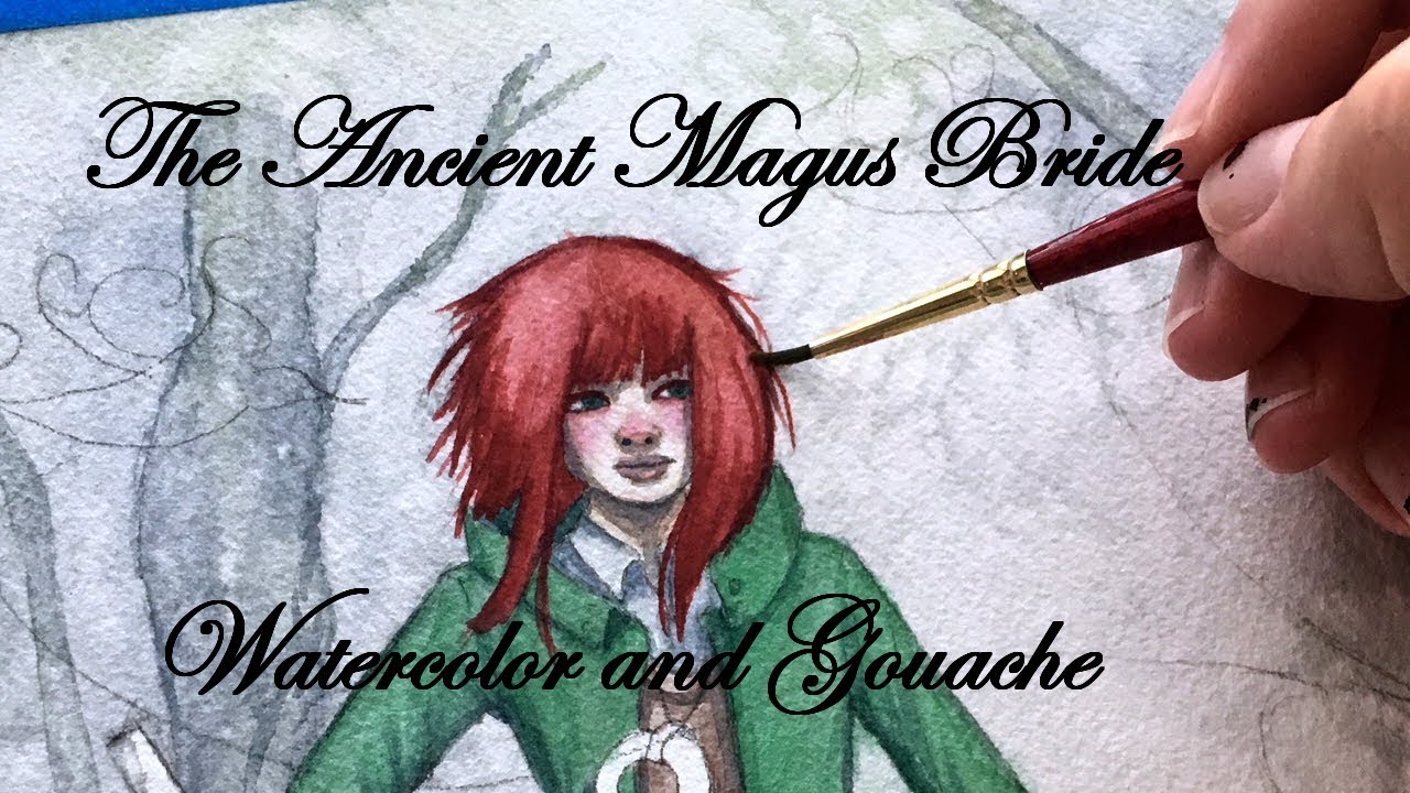 My painting process, plus things I learned about gouache - YouTube