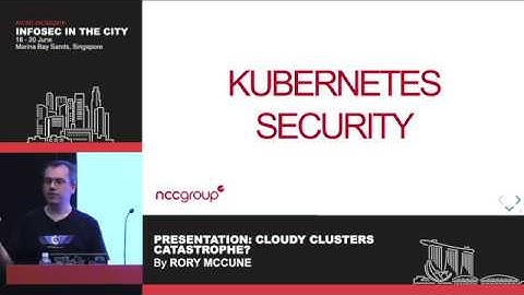 Cloudy Clusters Catastrophe? - Presented by Rory McCune