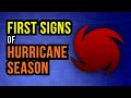 First signs of hurricane season