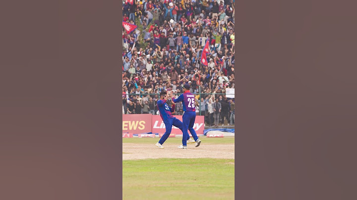 Nepal VS UAE  final Cricket match || Nepal gets into Worldcup Qualifiers Nepal VS South Africa