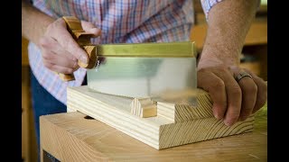 How to Make a Bench Hook for Hand Saw Cross Cutting