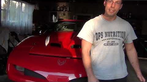 Thirdgen Pontiac Firebird gets new front struts & caster camber plates