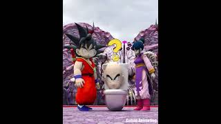Meow Meow Goku Kid Vs Chichi Vs Krillin