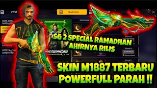 BOCORAN FF !! SKIN M1887 BARU EDISI RAMADHAN BAGUS PARAH - BOCORAN FREE FIRE SKIN SG 2 M1887 TERBARU